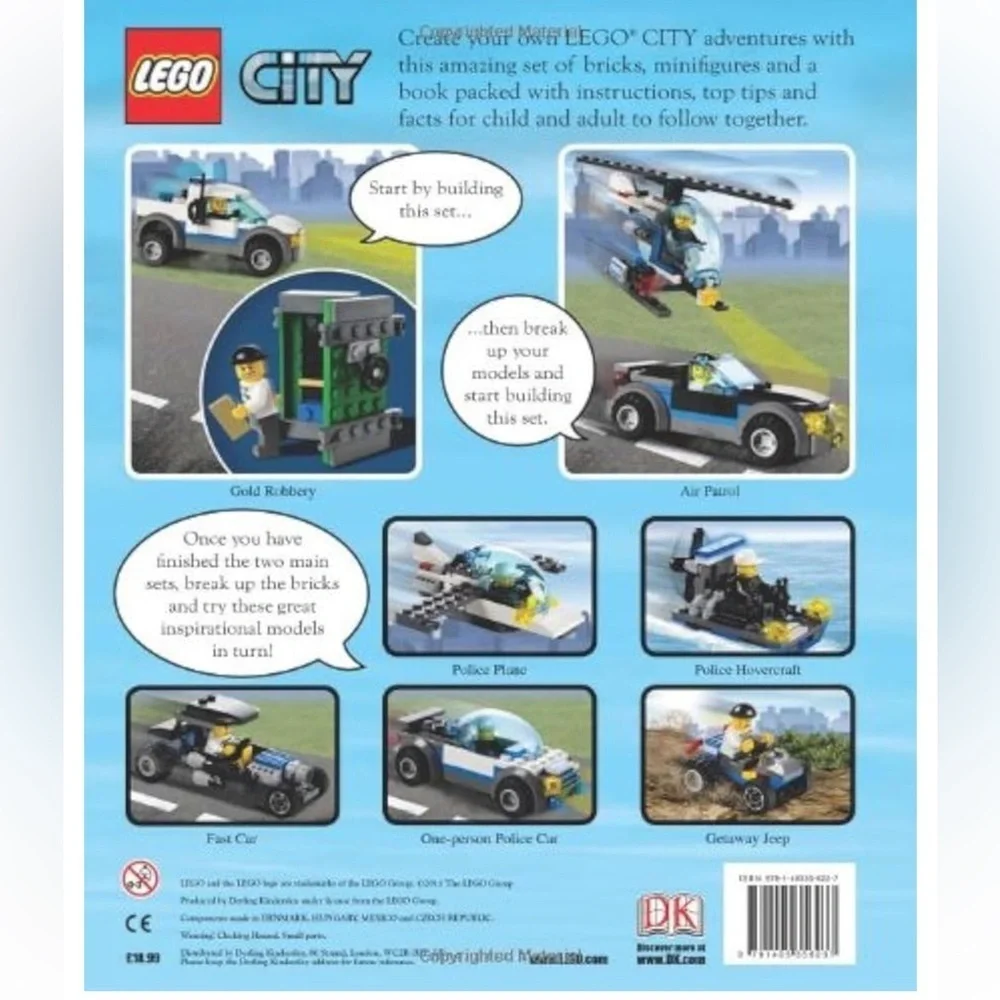 Lego city build an adventure set new in sealed box